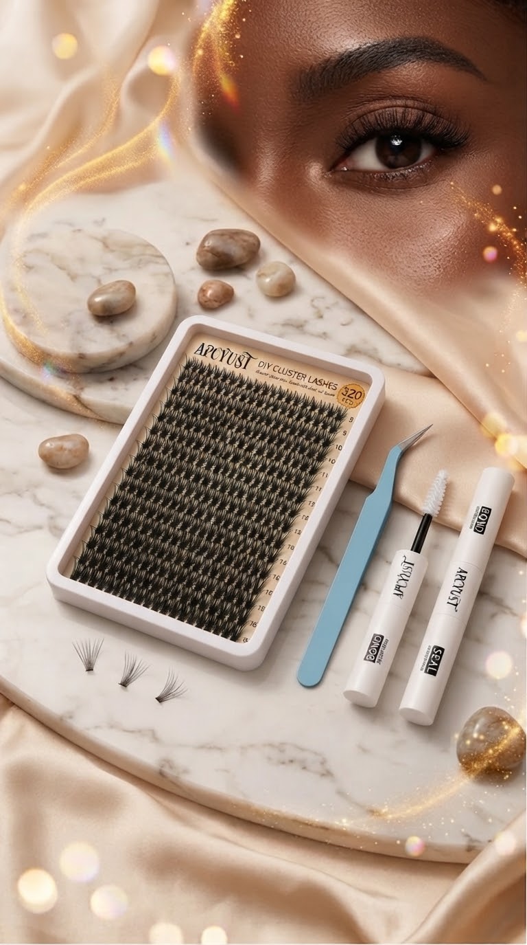 40D Sweet Tea - Lash Cluster Kit With Bond and Seal + Remover